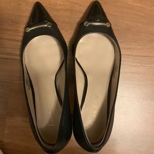 Essex Lane black pointy toe low heels
